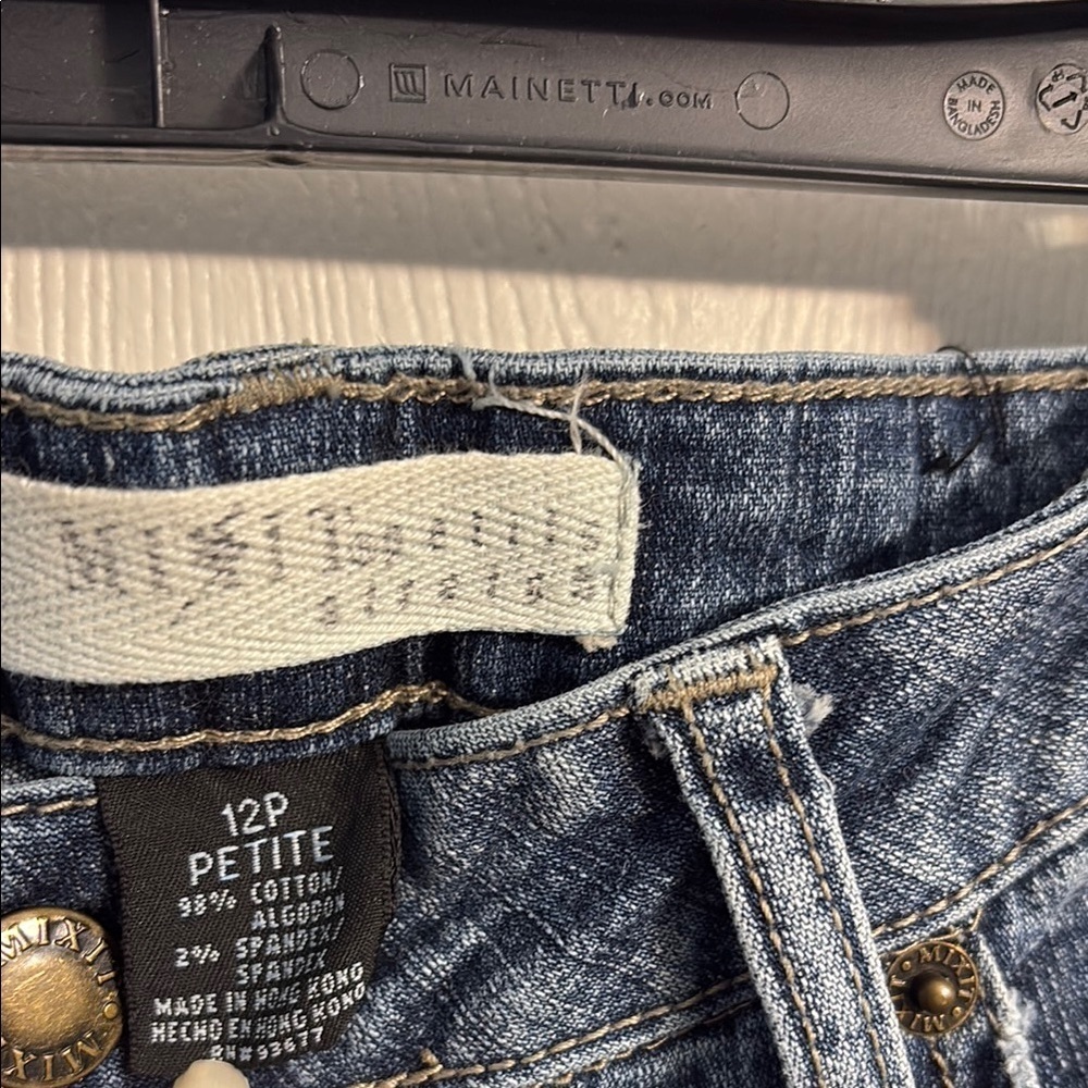 Mix It Dark Blue Flare Jeans - Picture 2 of 4